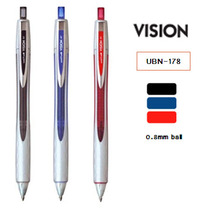 Japan UNI Mitsubishi UBN-178 high performance walking point pen VISION white pole Press water pen 0 8mm