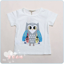 (Chong Golden Crown Sale)(90) Round Dan l * ke t * o short sleeve t-shirt (Owl)