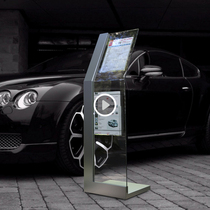 4s store parameter brand car price card display brand water brand display stand vertical Billboard hotel sign stand