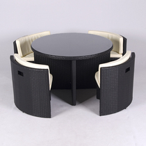 Table Combinations Glass Round Table Office Talks Table Guests Reception Vines Table And Chairs A Table Four Chairs Fashion Brief Modern