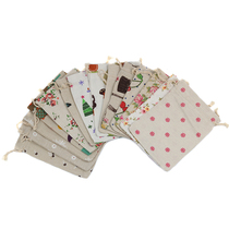 Printed mosquito repellent cotton numb bag Herbal Medicine Bag Tea Bag Debris Collection Na Bag Empty Carbon Bag Cramp Rope Small Cloth Bag