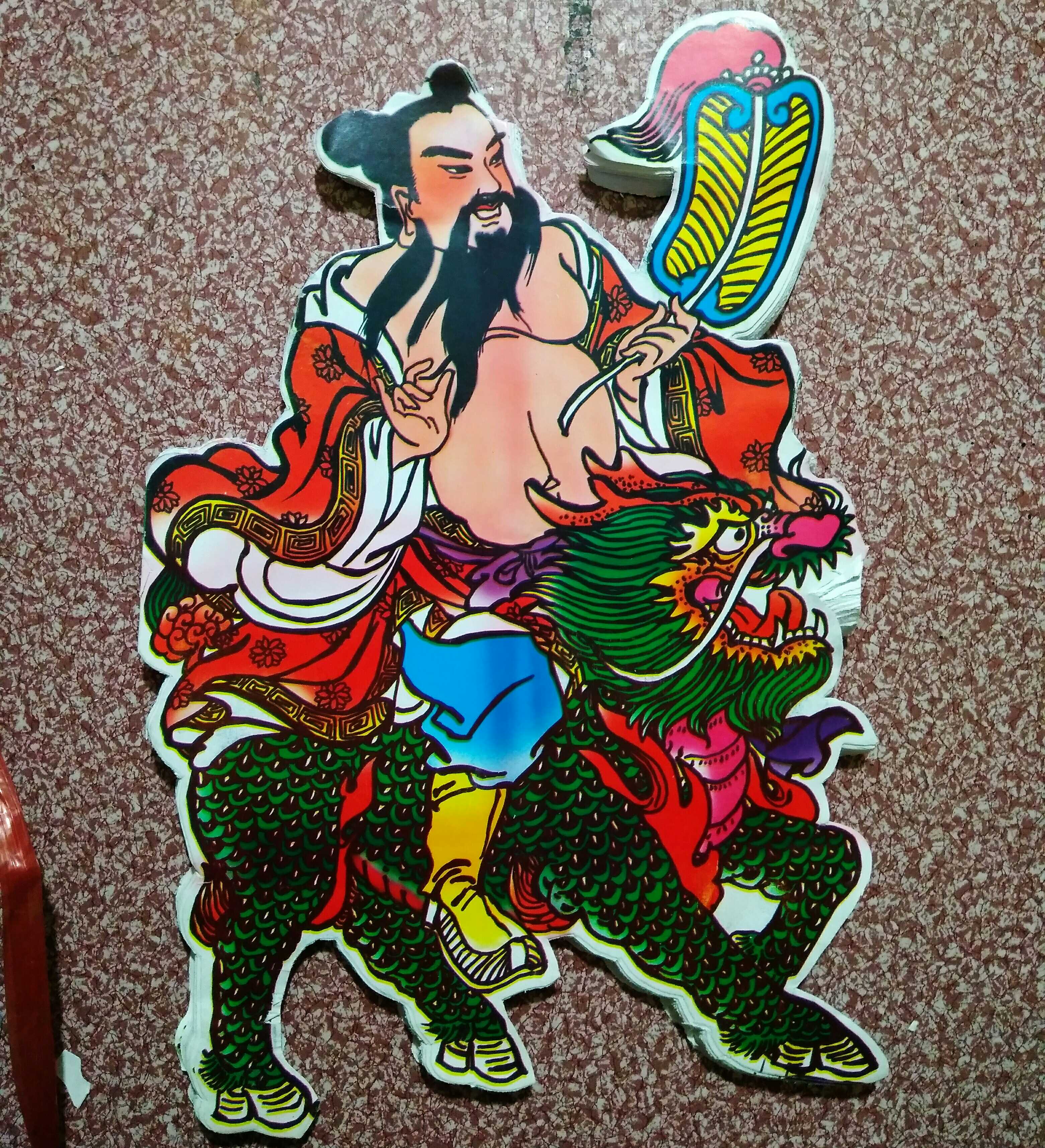 拜神用品纸扎配件 铜板纸八仙 铜板大骑 八仙坐骑10套_双氙车灯改装网