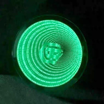 KTV bar 3D abyss mirror glowing DS color changing point dance frame tempered glass trampoline custom gogo jumping stage