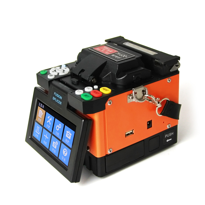 tanghu optical fiber welding machine domestic full-automatic optical fiber welding machine leather jumper pigtail cable hot melt th600+