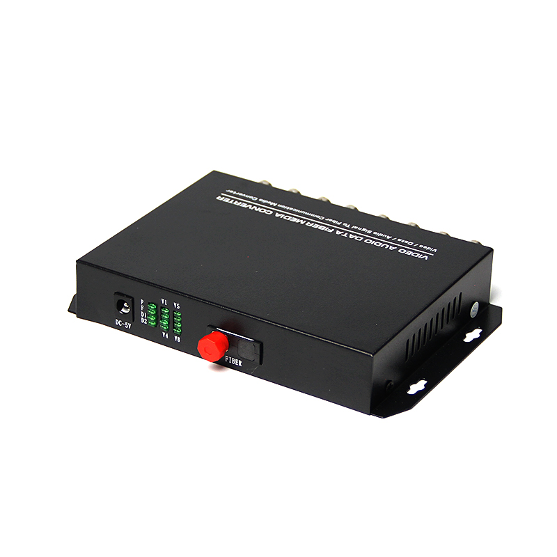 tanghu 8-way pure video optical transceiver single mode single fiber 8-way video optical transceiver fc port 20km 1 pair