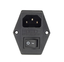 3D printer accessories Makerbot power socket with switch and fuse