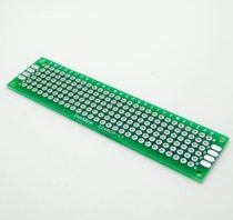 Double-sided PCB board High-quality glass fiber board 2*8cm thickness 1 6 experimental board hole board