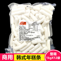 Han Style Fried Chicken Rice Cake Instant Rice Cake Special South Korea Troop Hot Pot Flavor Spicy Fried Rice Cake Commercial 12 Package