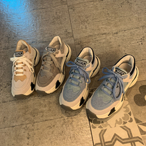 Senior Feel Port Wind Old Daddy Shoes Women Ins Tide 2022 New Spring Autumn 100 Hitch Heightened Thick Bottom Sports Casual Shoes