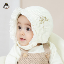 Korean version of the newborn baby 0-6-12 months cute knitted wool hat fetal hat male and female childrens baby hat autumn and winter