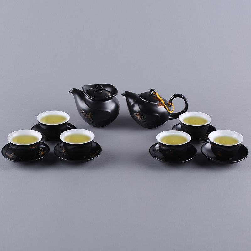 A garden international ceramic tea set the - household six tea mix gift boxes kung fu tea set