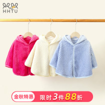 HHTU baby cloak cloak spring and autumn out windproof spring and autumn baby cloak baby windbreaker go out autumn and winter