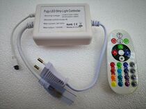 220V LED colorful color RGBW power supply remote control controller LED light with switch intelligent control dimmer