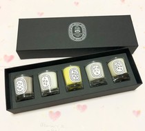 Diptyque Mini Fragrant Candle Amber Fragrant Pill Charcoal 35g No Box