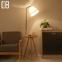 Floor lamp living room bedroom Nordic shelf floor lamp simple modern vertical floor-to-ceiling lamp