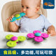 Think Tank Suction Cup Rotary Baby ໂຕະເດັກນ້ອຍ 2 Soothing 3 Gyro Toys American Fatbrain 6 ເດືອນ 1 ປີ