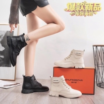 Toiletries Jaixuan Yaxuan Beijing cloth shoes autumn and winter plus suede warm women shoes Martin boots Inlen short boots 24473653