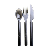 Disposable knife fork spoon thickened plastic spoon Western fork takeaway spoon Long handle fork thickened soup spoon 100