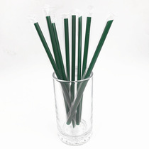 Drinking straw disposable straw 23cm extended straw medium thick straw single packaging pointed straw