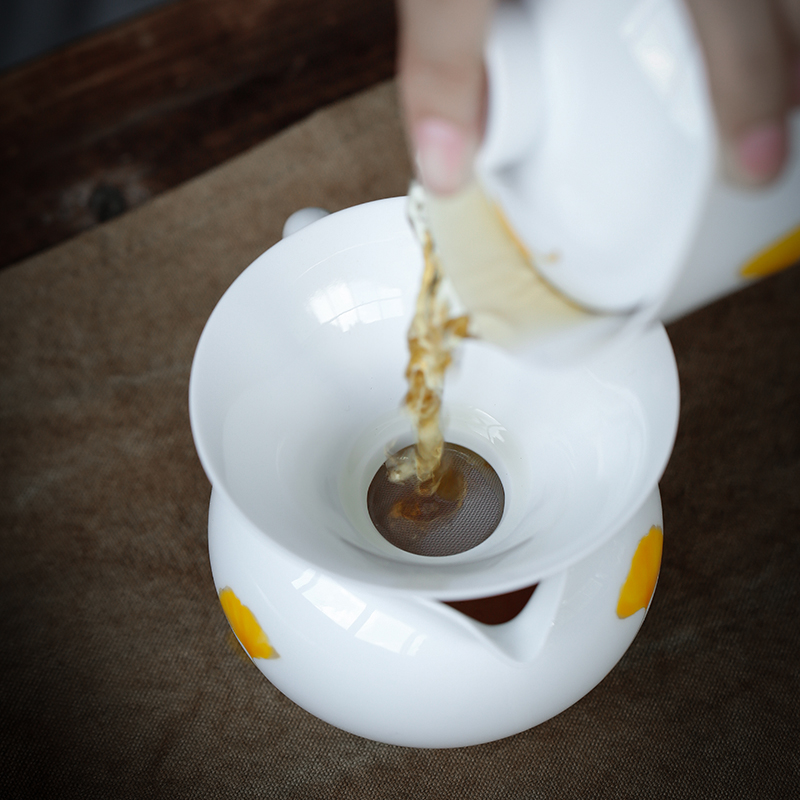 Su hand - made ginkgo tea) about ceramic filter kung fu tea accessories domestic tea net