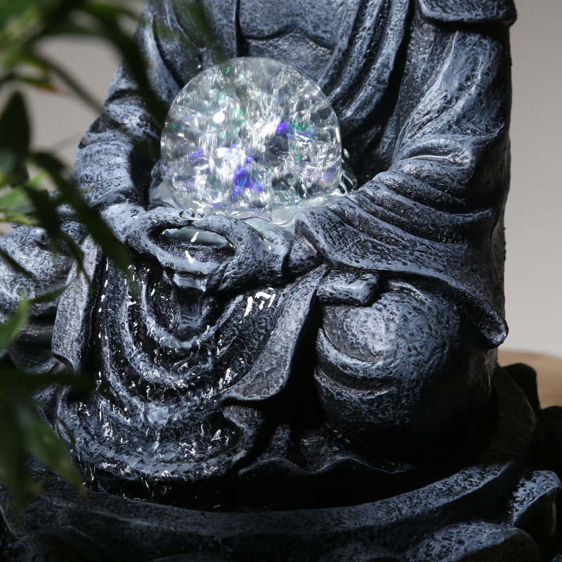 Su ceramic lucky Buddha sitting room feng shui home decoration creative furnishing articles furnishing articles office