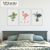 Wallpaper self-adhesive Nordic ins style warm bedroom dorm decoration stickers Living room background wallpaper waterproof stickers