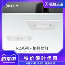 Enterprise lighting led grille spotlight Dare light Double-headed full set of cob ceiling lights Embedded ceiling ceiling spotlight