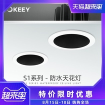 Enterprise one lighting waterproof spot light COB embedded opening 7 5 cm ceiling light LED bathroom toilet spot light