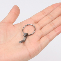 TC4 titanium alloy mini bottle opener word screwdriver EDC wine screwdriver tool free key ring Titanium alloy tool