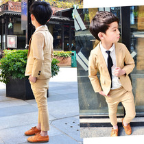 Boys suit spring and autumn handsome children summer casual boys performance suit spring dress spring dress two-piece set