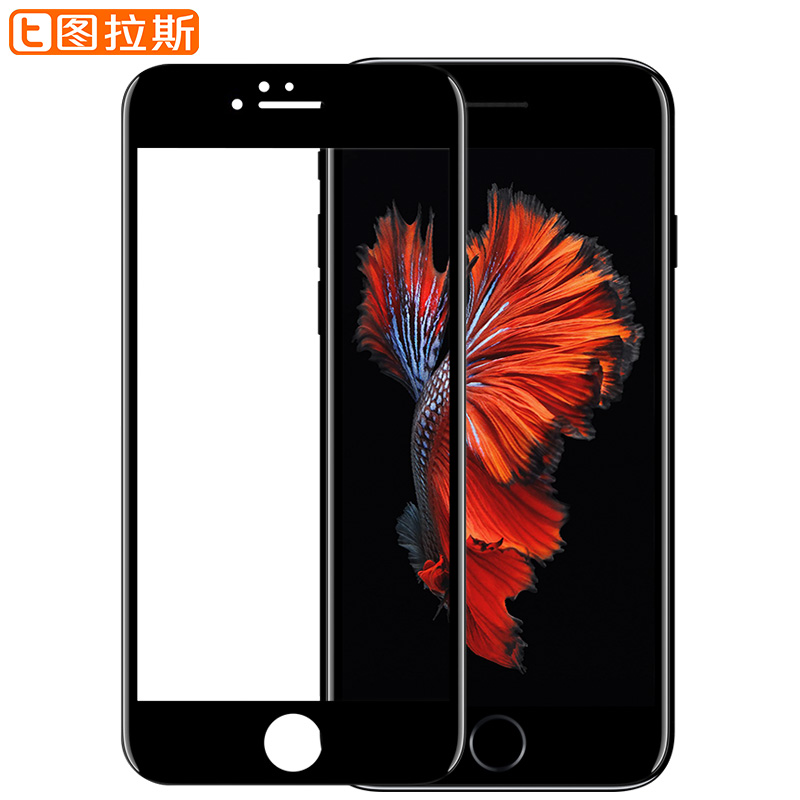 图拉斯苹果6Plus钢化膜iPhone6手机6s全屏全覆盖蓝光i6P防爆玻璃产品展示图4