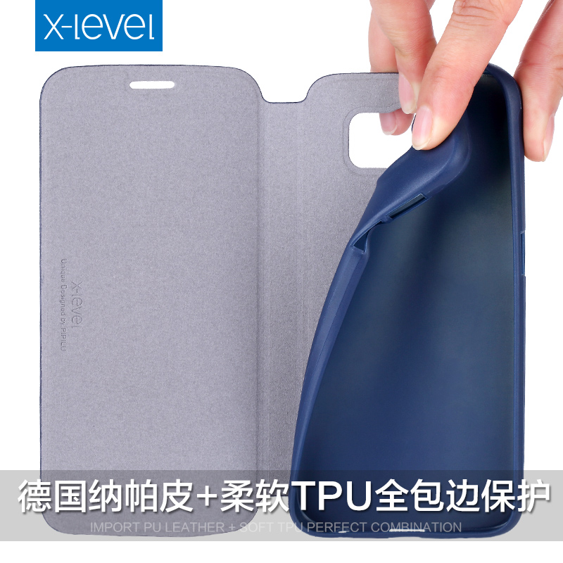 X-Level 三星s6手机壳s6保护套防摔g9200全包超薄翻盖式皮套外壳产品展示图4