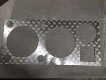 Aluminum alloy pattern board non-slip pattern aluminum plate for automotive non-slip aluminum plate 1mm2mm3mm laser processing customization