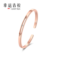 LUCKY Gila LUCKY KILA Singapore hollow single drill opening bracelet simple hand decoration to give girlfriend gift