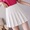 White pleated skirt