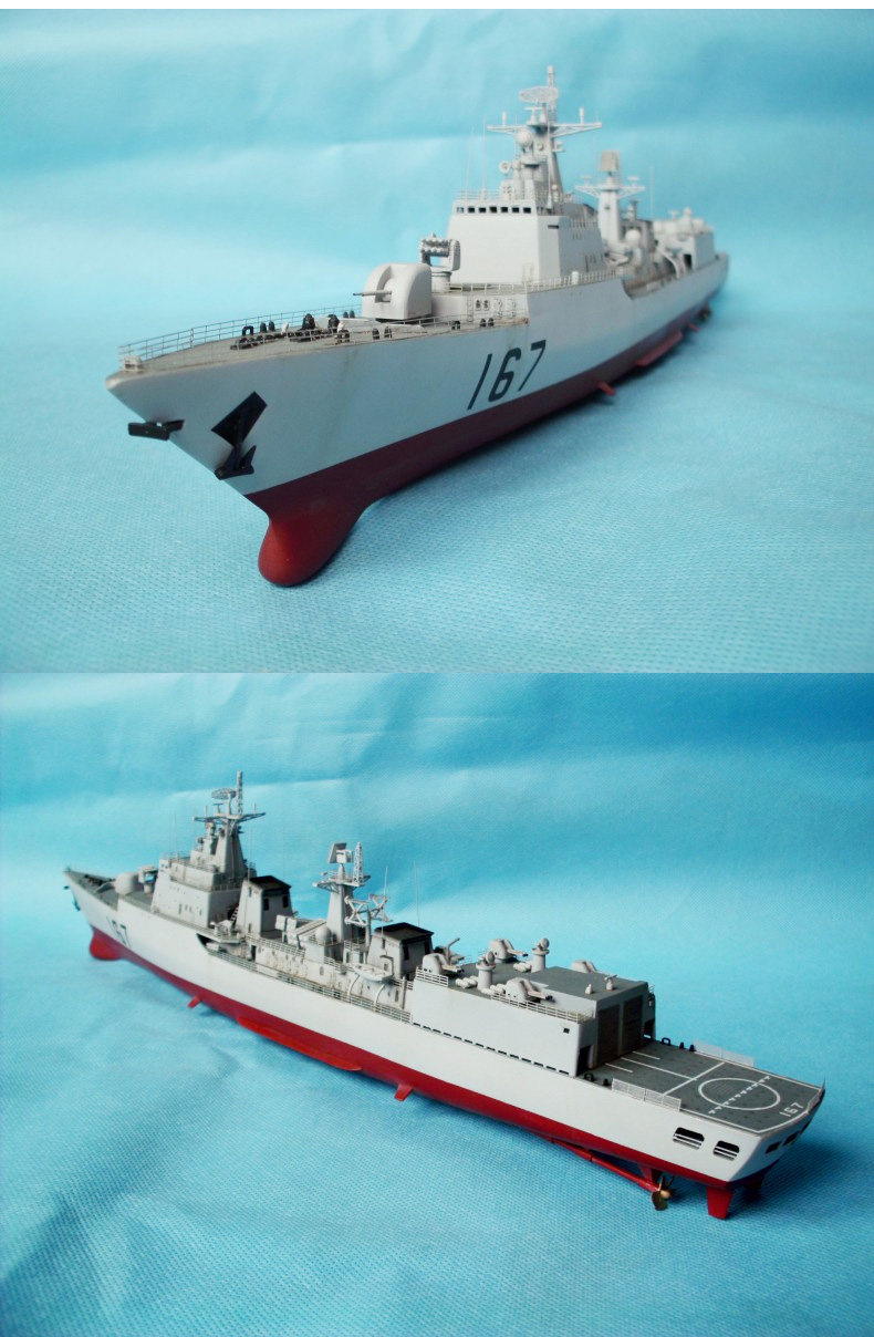 Корабль Трубач собрал военный модель броненосец моделирование 1/350 167 Шэньчжэнь ракетный эсминец военный корабль судно модель Trumpeter