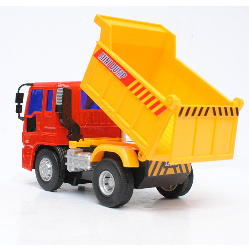 力利工程车小型卸斗车翻斗车自卸车运输车大卡车货车儿童玩具汽车