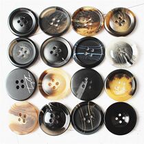 High-grade round four-eye buckles woolen coat jacket wind clothes Joker button suit cuffs trousers suit suit buttons