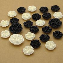 Sweater button button black button Womens coat decorative button windbreaker clothes button Wool windbreaker white button