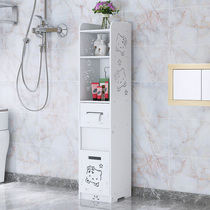 Yakeli bathroom shelf Floor-to-ceiling shelf Bathroom storage cabinet Bathroom shelf Side cabinet crevice