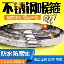 Overall 304 stainless steel American hose clamps pole clamps communication monitoring clamps pipe clamps pipe clamps hoops iron rings