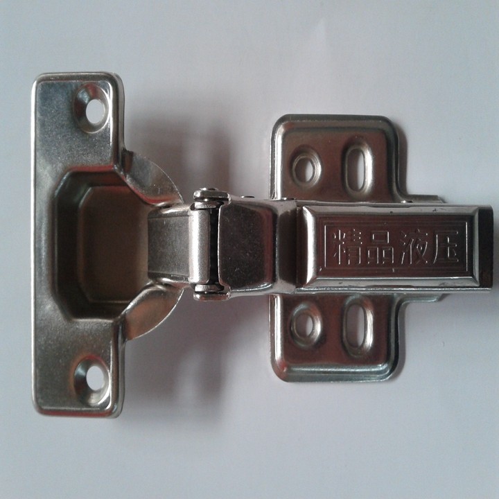 慢羊羊不锈钢橱柜抽屉液压缓冲铰链合页大弯 4.5元/只