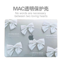 Apply Macbook Apple m1 computer air13 air13 sleeve pro14 notebook 15 transparent shell 16 bow tie