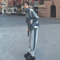 Thin cotton air layer colorblock set