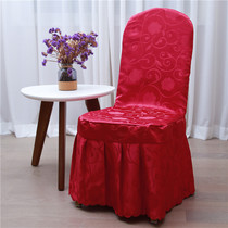 Customized hotel seat cover wedding banquet table conjoined chair cover
