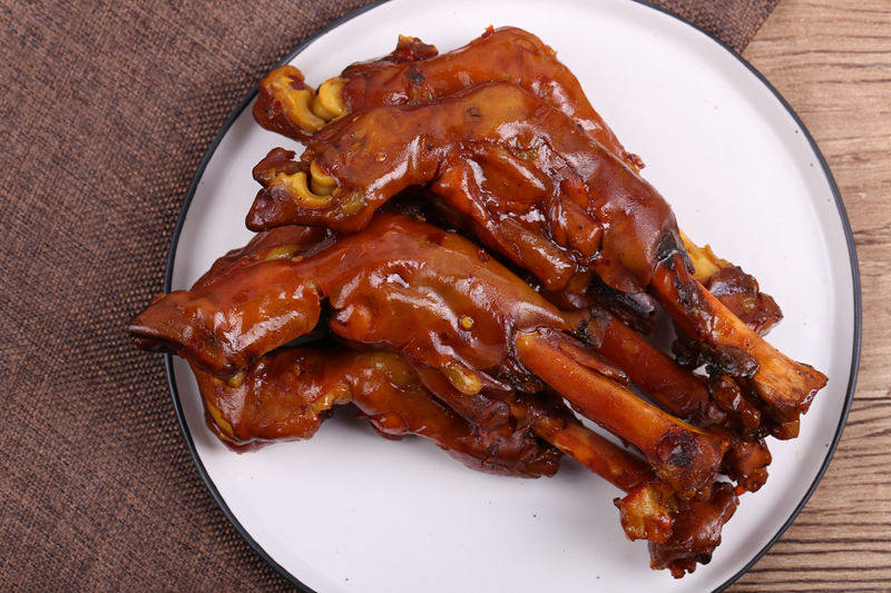 东北烧烤熏酱熟食碳烤羊蹄子羊脚即食零食网红食品 5只装两份包邮