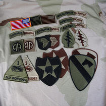 US military embroidered badge M65 green windbreaker chapter four-color jungle BDU Sansha DCU Peizhang special forces armband