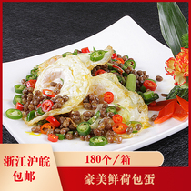 Luxurious Fresh Pasta Eggs 180 Boxes 8kg Frozen Pasta Eggs Breakfast Fried Eggs Canteen Fast Food Restaurant