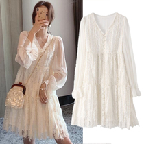 Pregnant women dress Autumn Tide 2020 new summer suit early autumn Net red fairy skirt small fragrant wind spring and autumn