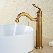 National copper antique faucet basin faucet Table basin faucet 360 degree rotation Q 009